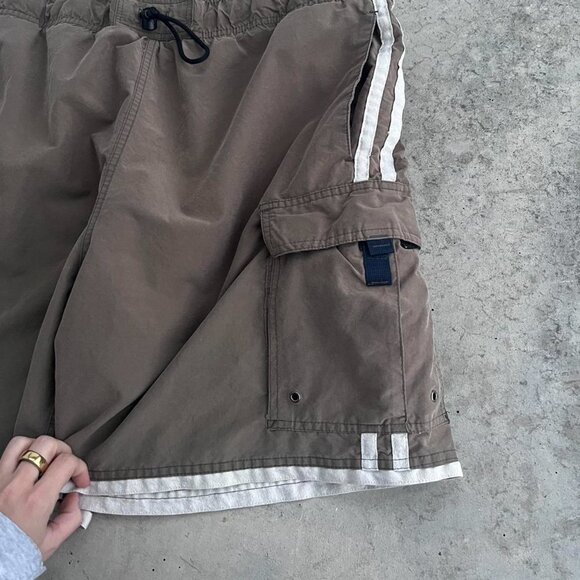 Vintage No Boundaries Men's Swim Trunks Vintage Y2K Nylon Shorts Large - Picture 4 of 7